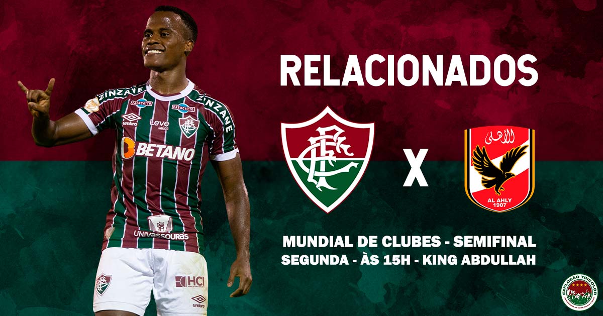 Fluminense Divulga Lista De Relacionados Para O Duelo Decisivo Contra O