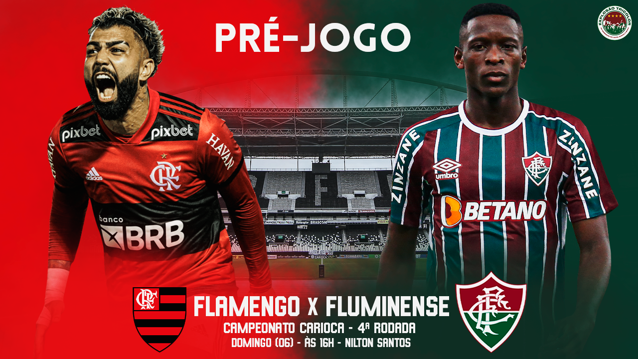 Campeonato Carioca  Flamengo x Fluminense - PRÉ E PÓS-JOGO