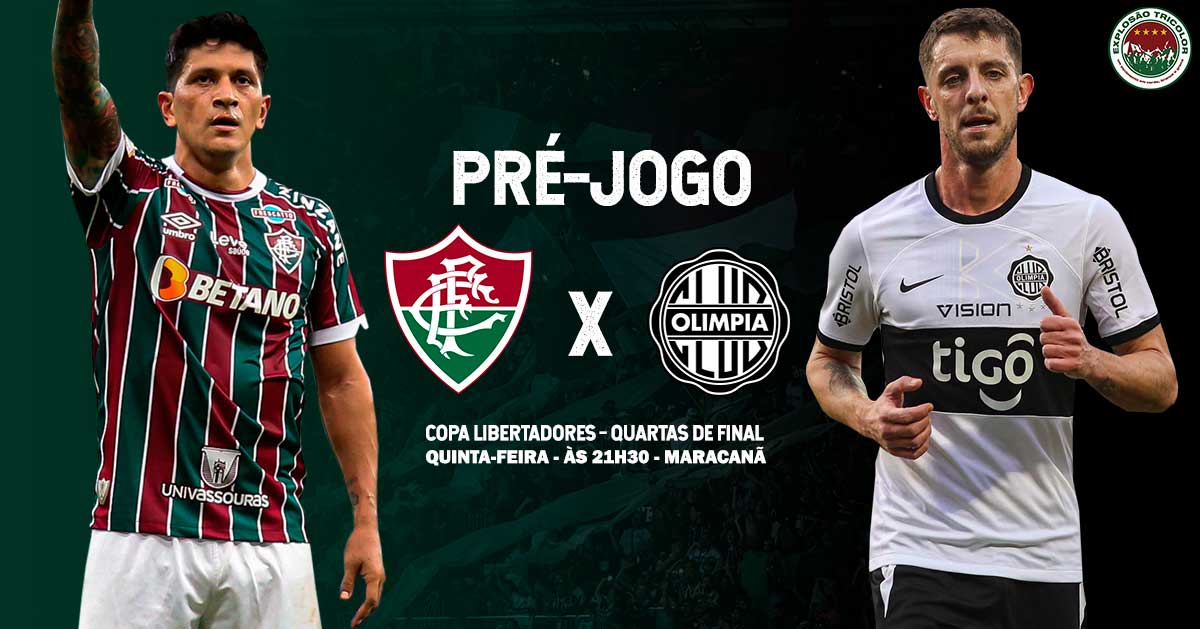 Fluminense vence Olimpia no jogo de ida das quartas de final da