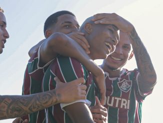 Isaac, Kauã Elias, Thiago e Arthur (FOTO: LEONARDO BRASIL/ FLUMINENSE FC)