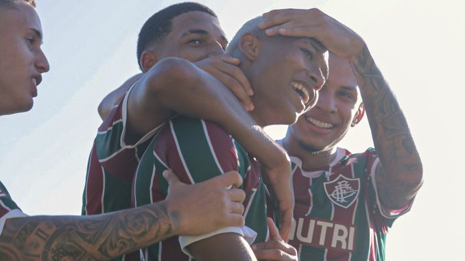 Isaac, Kauã Elias, Thiago e Arthur (FOTO: LEONARDO BRASIL/ FLUMINENSE FC)