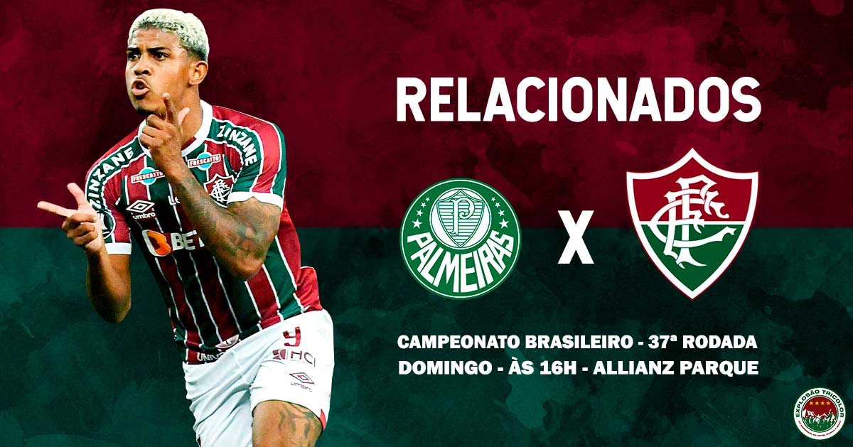 PALMEIRAS X FLUMINENSE TRANSMISSÃO AO VIVO DIRETO DO ALLIANZ PARQUE -  BRASILEIRÃO 2023 - RODADA 37 