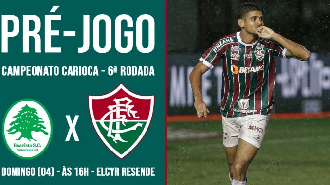 FLUMINENSE X BOAVISTA TRANSMISSÃO AO VIVO DIRETO DE BACAXÁ - CAMPEONATO  CARIOCA 2024 6ª RODADA