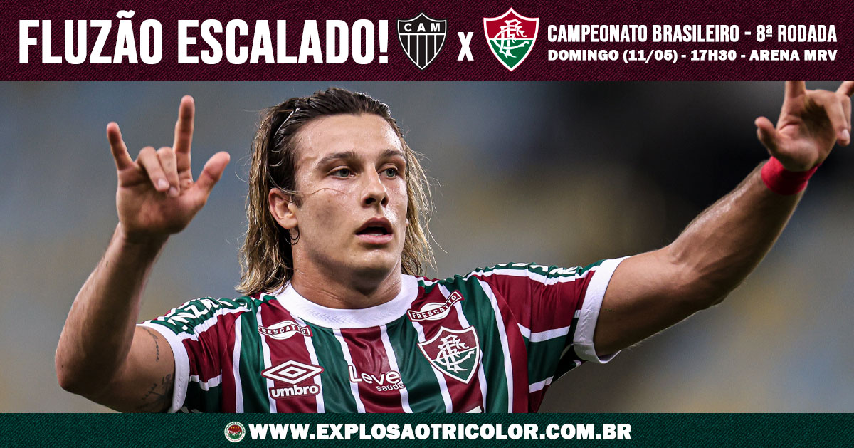 Com mudanças, Fluminense está escalado para enfrentar o Atlético-MG