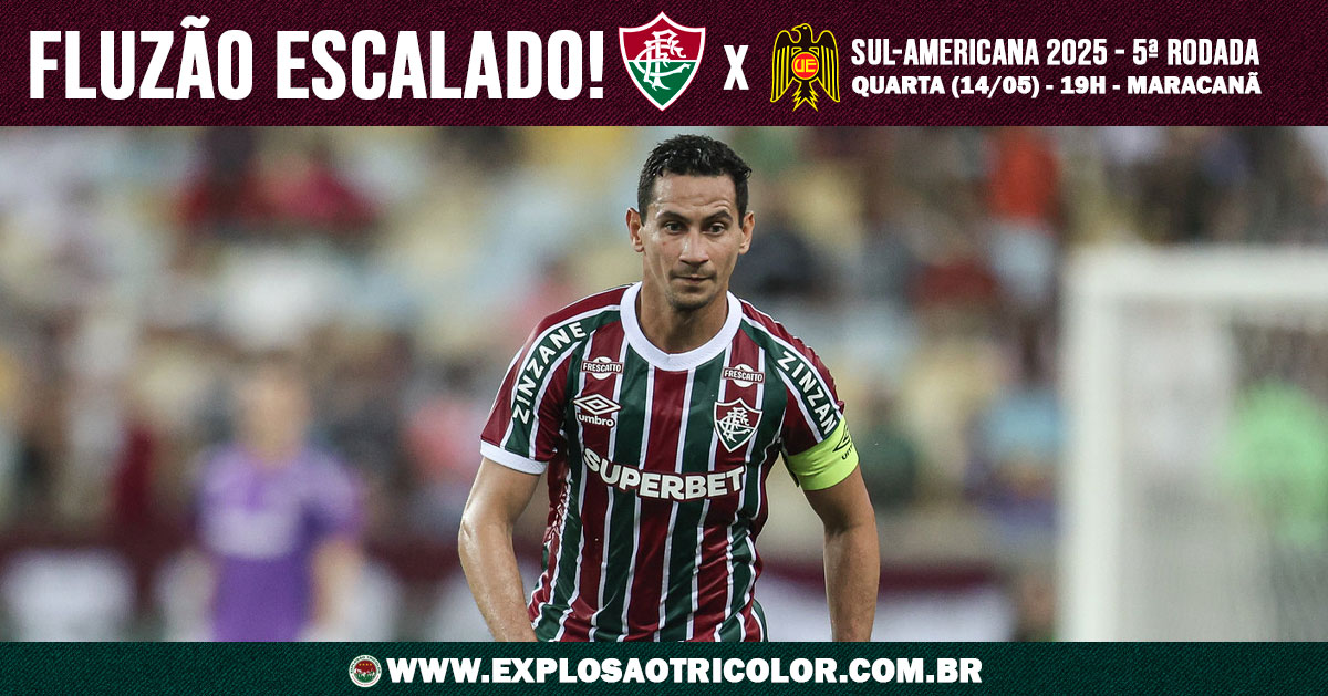 Com mudanças, Fluminense está escalado para enfrentar o Unión Española