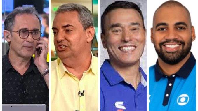 Marcelo Barreto, Gilmar Ferreira, André Rizek e Pedro Moreno