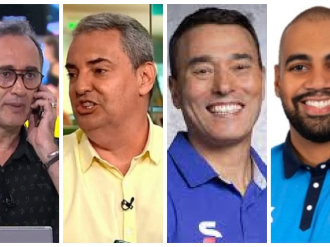 Marcelo Barreto, Gilmar Ferreira, André Rizek e Pedro Moreno