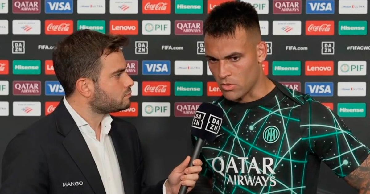Lautaro Martínez, da Inter de Milão, faz declaração bombástica após eliminação para o Fluminense