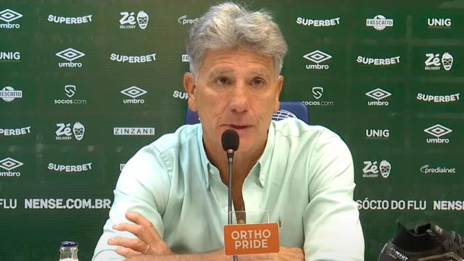 Renato Gaúcho concedeu coletiva após o Fla-Flu