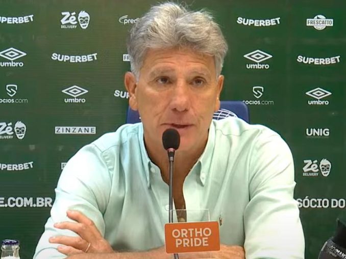 Renato Gaúcho concedeu coletiva após o Fla-Flu
