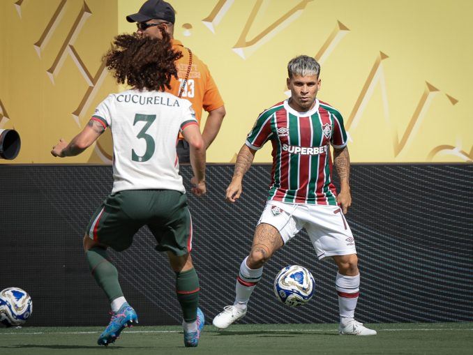 Soteldo em ação contra o Chelsea no Mundial de Clubes