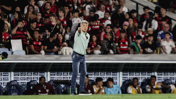 O técnico do Fluminense, Renato Gaúcho, foi medroso no Fla-Flu