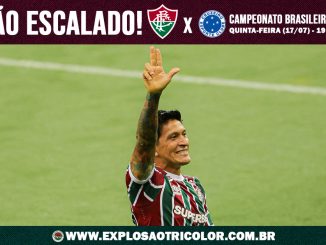 Fluminense divulgou escalação para o jogo contra o Cruzeiro