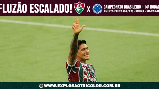 Fluminense divulgou escalação para o jogo contra o Cruzeiro
