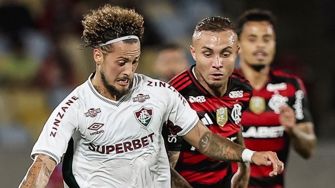 Fluminense foi derrotado por 1 a 0 para o Flamengo