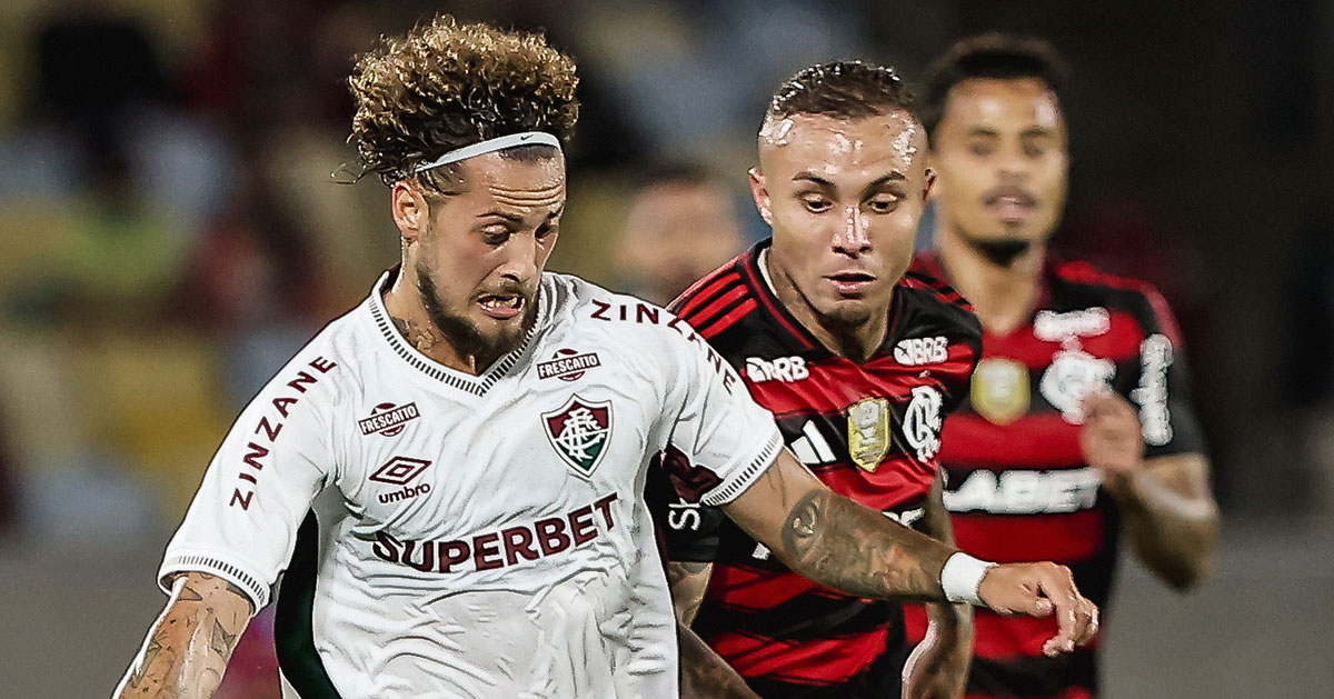 Brasileirão 2025: Fluminense joga mal e perde para o Flamengo