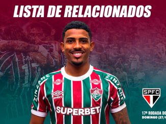Oficial: lista de relacionados do Fluminense para o jogo contra o São Paulo, pelo Brasileirão 2025