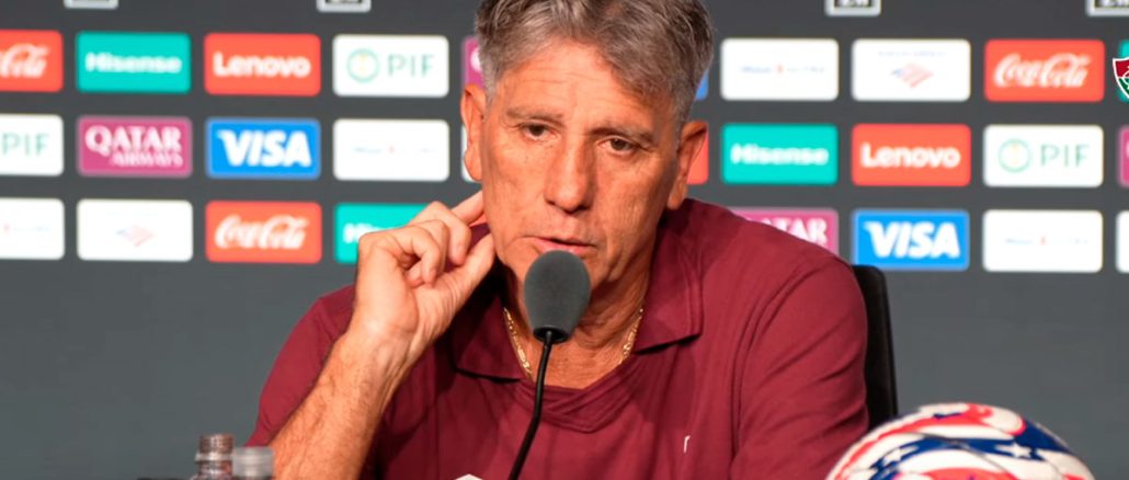Renato Gaúcho concedeu entrevista coletiva após a vitória do Fluminense sobre o Al-Hilal
