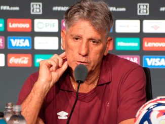 Renato Gaúcho concedeu entrevista coletiva após a vitória do Fluminense sobre o Al-Hilal