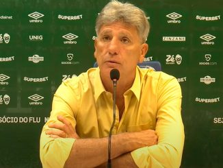 Renato Gaúcho concedeu entrevista coletiva após a derrota do Fluminense para o Cruzeiro