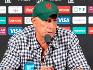 Renato Gaúcho concedeu entrevista coletiva após a derrota do Fluminense por 2 a 0 para o Chelsea