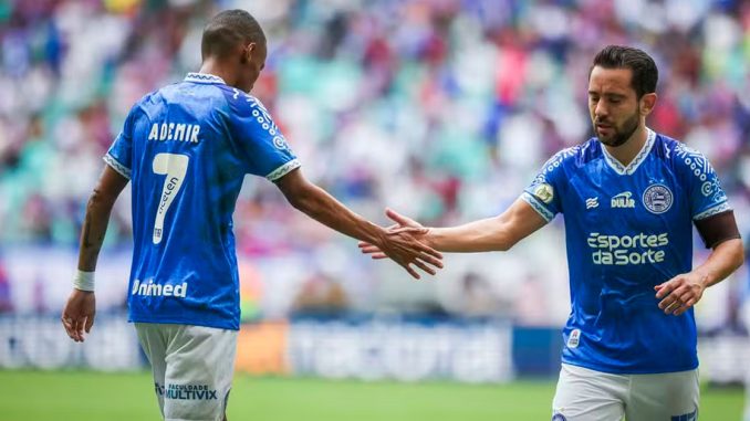 Ademir deve desfalcar o Bahia contra o Fluminense
