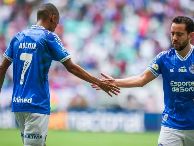 Ademir deve desfalcar o Bahia contra o Fluminense
