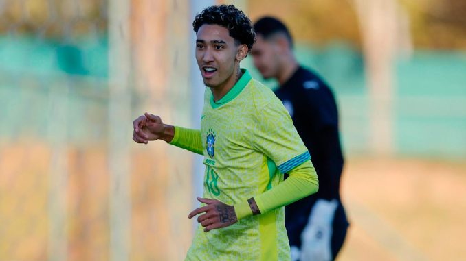 Isaque foi chamado para treinar com a Seleção Brasileira Sub-20
