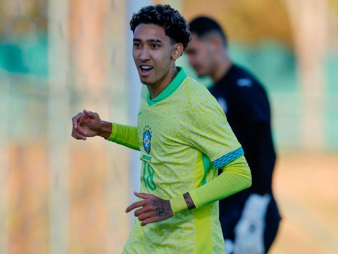Isaque foi chamado para treinar com a Seleção Brasileira Sub-20