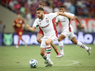 Nonato marcou o terceiro gol do Fluminense no empate em 3 a 3 com o Bahia