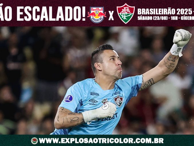 Fluminense está escalado para enfrentar o Red Bull Bragantino