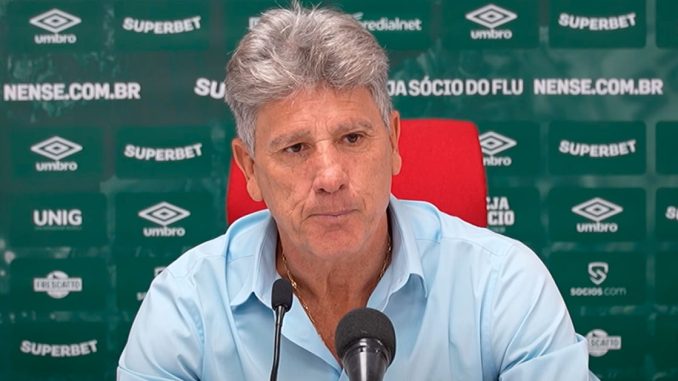 Renato Gaúcho concedeu entrevista coletiva após a derrota para o Red Bull Bragantino