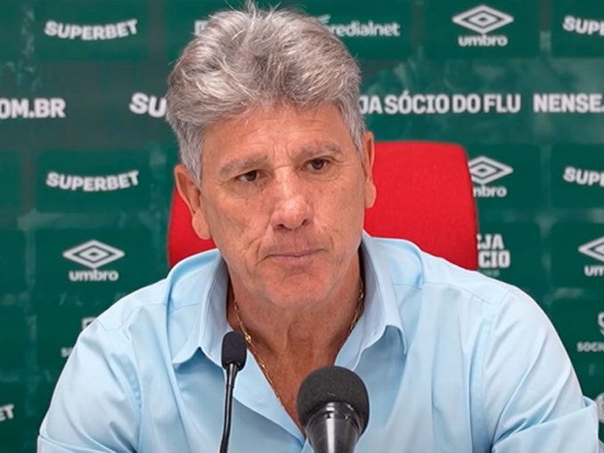 Renato Gaúcho concedeu entrevista coletiva após a derrota para o Red Bull Bragantino