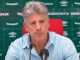 Renato Gaúcho concedeu entrevista coletiva após a derrota para o Red Bull Bragantino