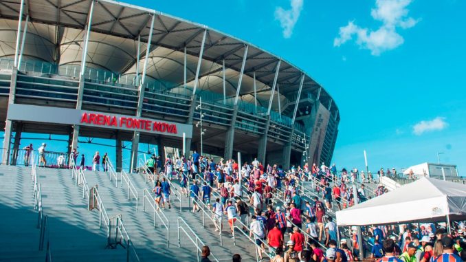 Parcial de ingressos vendidos para Bahia x Fluminense