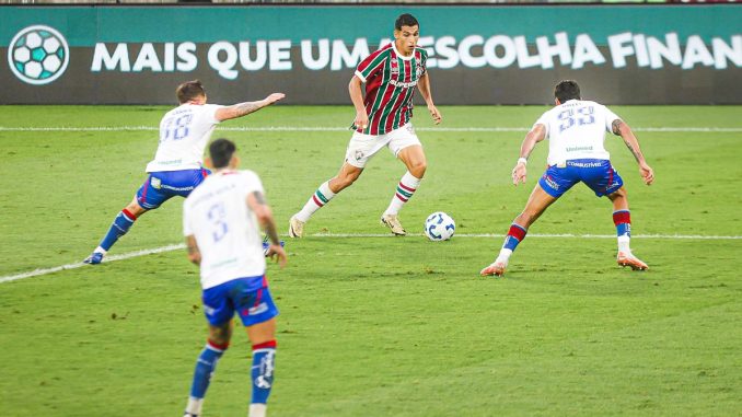 Serna Kevin Serna foi o grande destaque do Fluminense contra o Fortaleza