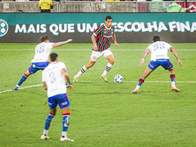 Kevin Serna foi o grande destaque do Fluminense contra o Fortaleza