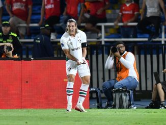 Canobbio marcou um golaço na vitória do Fluminense sobre o América de Cali
