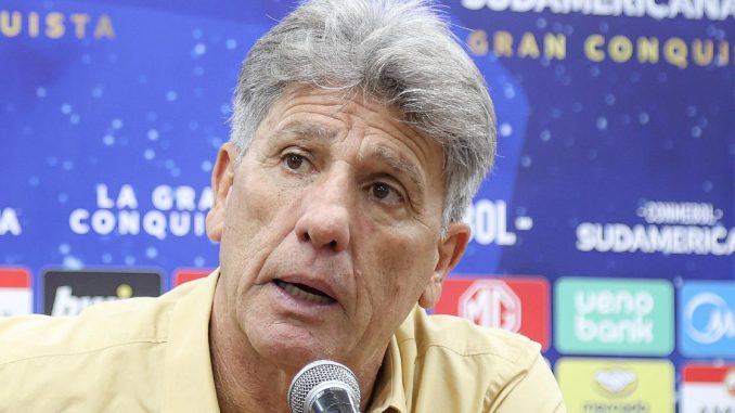 Renato Gaúcho concedeu entrevista coletiva após a vitória sobre o América de Cali