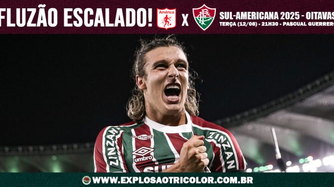 Fluminense está escalado para enfrentar o América de Cali