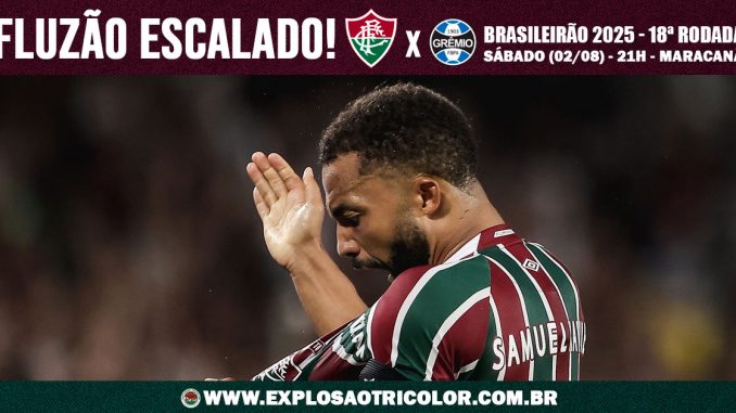 Fluminense está escalado para enfrentar o Fortaleza