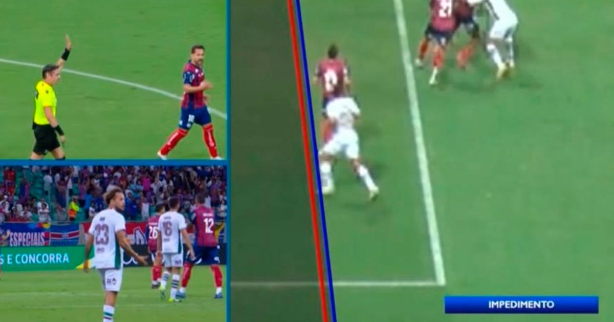 CBF divulga áudios do VAR em gol anulado e pênalti desmarcado para o Fluminense contra o Bahia