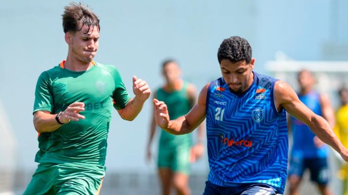 Fluminense goelou o Niteroiense no CT Carlos Castilho