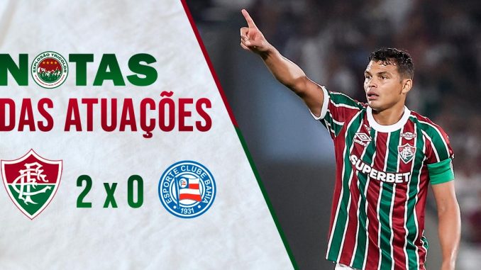 Thiago Silva Notas das atuações de Fluminense 2 x 0 Bahia