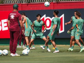 Fluminense encerrou a preparação para enfrentar o Lanús 