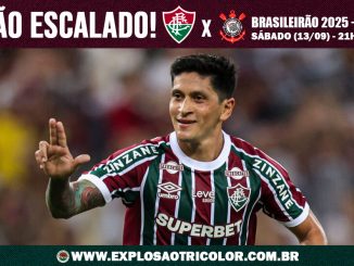 Fluminense está escalado para enfrentar o Corinthians