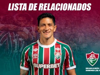 Brasileirão 2025: Relacionados do Fluminense para o jogo contra o Botafogo