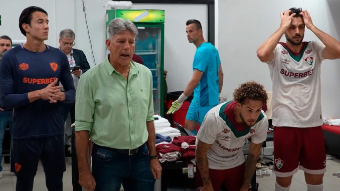 Bastidores de Vitória 0 x 1 Fluminense