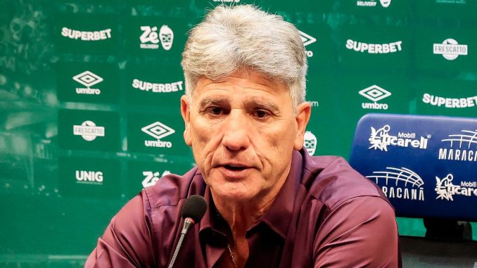 Renato Gaúcho concedeu entrevista coletiva após a derrota do Fluminense para o Corinthians 