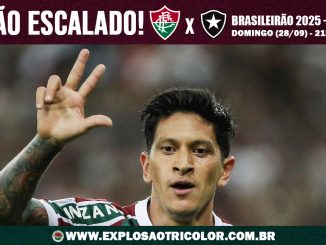 Fluminense divulgou a sua escalação para o clássico contra o Botafogo
